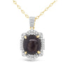 17.71ct Natural Ruby and 1.37ctw colorless Natural Sapphire pendant/necklace