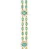 8.64 carats 42 Colombian Emeralds and 1.11 cts Diamonds Brace let 14K Yellow Gold  Special Edition