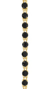 Sapphire Bracelet mount on Solid Sterling Silver with 18 K Yellow Gold Plating 10.00 gm
